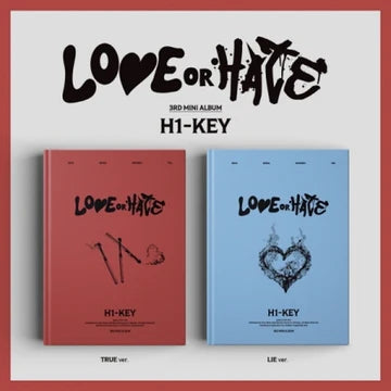 H1-KEY - LOVE OR HATE 3ED MINI ALBUM