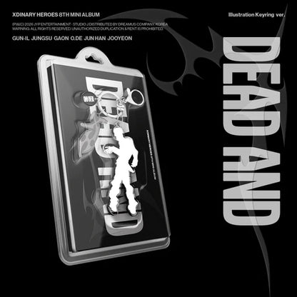 XDINARY HEROES - DEAD AND 8TH MINI ÁLBUM [VER. LLAVERO ILUSTRADO]