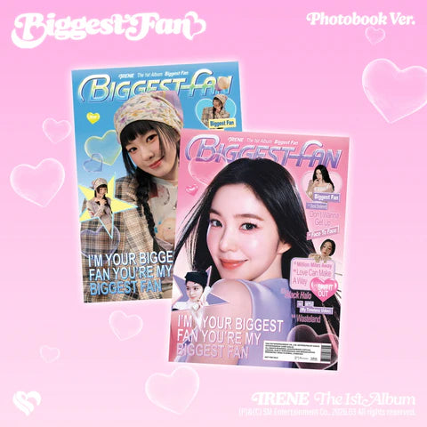 IRENE (RED VELVET) - BIGGEST FAN 1ST FULL ALBUM [VER. LIBRO DE FOTOS]
