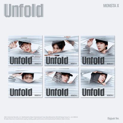 MONSTAX - UNFOLD AMERCAN STUDIO ALBUM [VER. DIGIPACK]