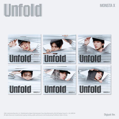 MONSTAX - UNFOLD AMERCAN STUDIO ALBUM [DIGIPACK VER.]