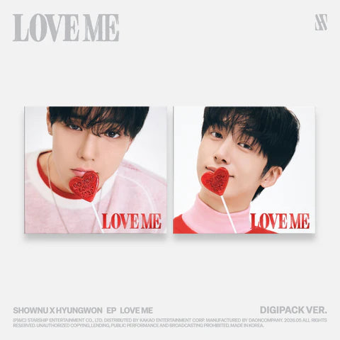 SHOWNY X HYUNGOWN (MONSTA X) - LOVE ME EP ALBUM [DIGIPACK VER.]