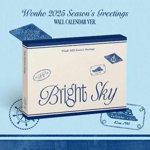 WONHO - 2025 SEASON'S GREETINGS CALENDAR [BRIGHT SKY]