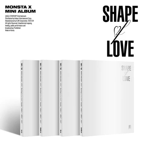 MONSTA X - SHAPE OF LOVE 11TH MINI ALBUM