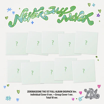 (PRE-ORDER) ZEROBASEONE - NEVER SAY NEVER 1ST FULL ALBUM [DIGIPACK VER.]