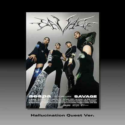 AESPA - SAVAGE 1ST MINI ALBUM [HALLUCINATION QUEST VER.]