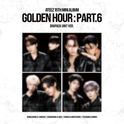 (PRE-ORDER) ATEEZ - GOLDEN HOUR: PART.6 15TH MINI ALBUM [UNIT DIGIPACK VER.]
