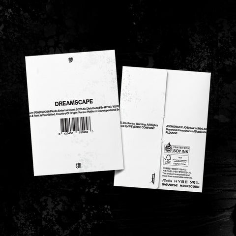 (PRE-ORDER) JEONGHAN X JOSHUA (SEVENTEEN) - DREAMSCAPE 1ST ALBUM [WEVERSE ALBUM VER.]