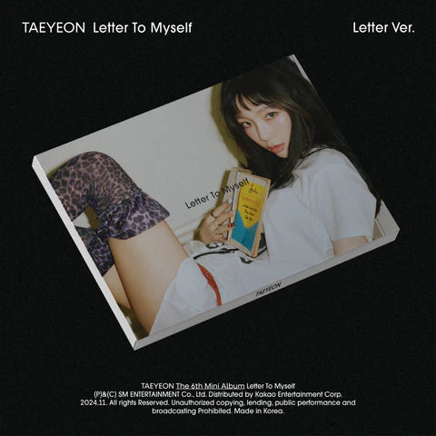 TAEYEON - LETTER TO MYSELFT 6TH MINI ALBUM [LETTER VER.]