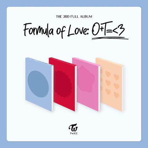 TWICE - FORMULA OF LOVE:O+T=<3 ALBUM [STANDARD VER.]