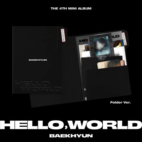 BAEKHYUN (EXO) - HELLO, WORLD 4TH MINI ALBUM [FOLDER VER.]