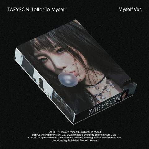 TAEYEON - LETTER TO MYSELFT 6TH MINI ALBUM [SMART ALBUM VER.]