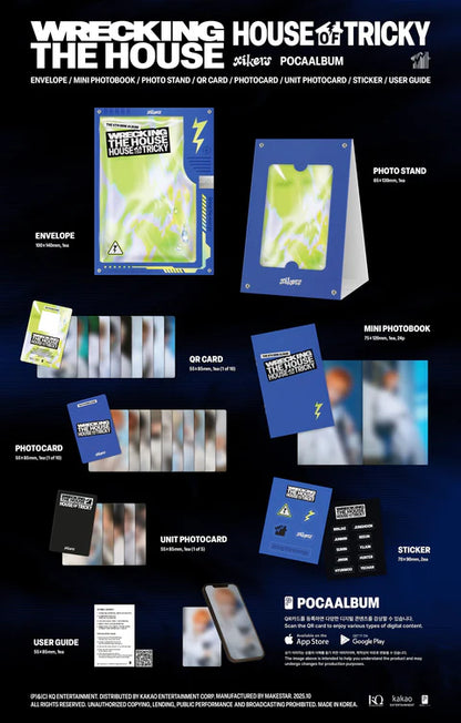 XIKERS - HOUSE OF TRICKY: WRECKING THE HOUSE 6TH MINI ALBUM [POCAALBUM VER.]