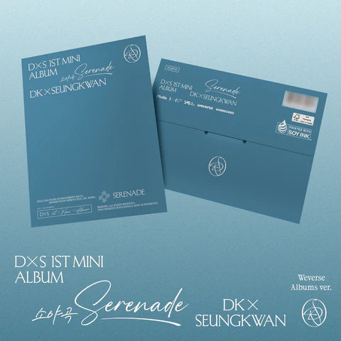 (PRE-ORDER) DK X SEUNGKWAN (SEVENTEEN) - SERENADE 1ST MINI ALBUM [WEVERSE ALBUM VER.]
