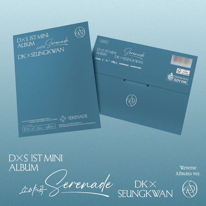 (PRE-ORDER) DK X SEUNGKWAN (SEVENTEEN) - SERENADE 1ST MINI ALBUM [WEVERSE ALBUM VER.]