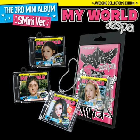 AESPA - MY WORLD SMART ALBUM [SMINI VER.] RANDOM