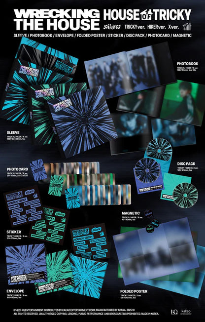 XIKERS - HOUSE OF TRICKY: WRECKING THE HOUSE 6TH MINI ALBUM
