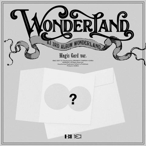 B.I - WONDERLAND 3RD ALBUM [MAGIC CARD VER.]