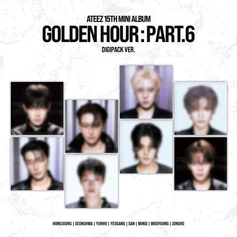(PRE-ORDER) ATEEZ - GOLDEN HOUR: PART.6 15TH MINI ALBUM [DIGIPACK VER.]