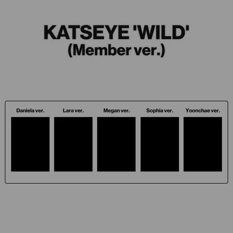 (PRE-ORDER) KATSEYE - WILD EP ALBUM  [MEMBER VER.]