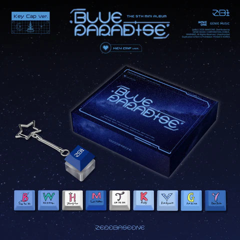 (PRE-ORDER) ZEROBASEONE - BLUE PARADISE 5TH MINI ALBUM [KEY CAP VER.]