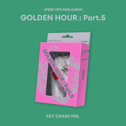 (PRE-ORDER) ATEEZ - GOLDEN HOUR: PART.5 14TH MINI ALBUM [KEYCHAIN VER.]