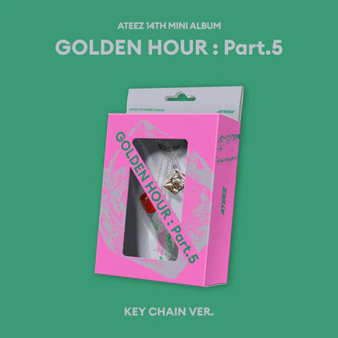 (PRE-ORDER) ATEEZ - GOLDEN HOUR: PART.5 14TH MINI ALBUM [KEYCHAIN VER.]