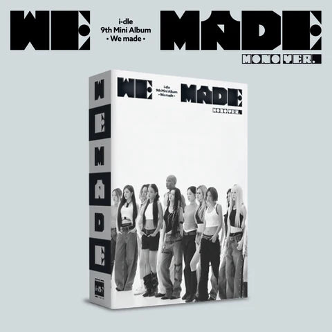I-DLE - WE MADE 9TH MINI ALBUM [MONO VER.]