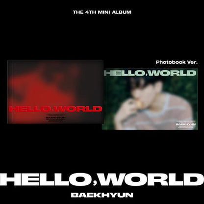 BAEKHYUN (EXO) - HELLO, WORLD 4TH MINI ALBUM [PHOTOBOOK VER.]