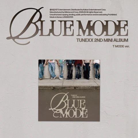 TUNEXX - BLUE MODE 2ND MINI ALBUM [T MODE VER.]
