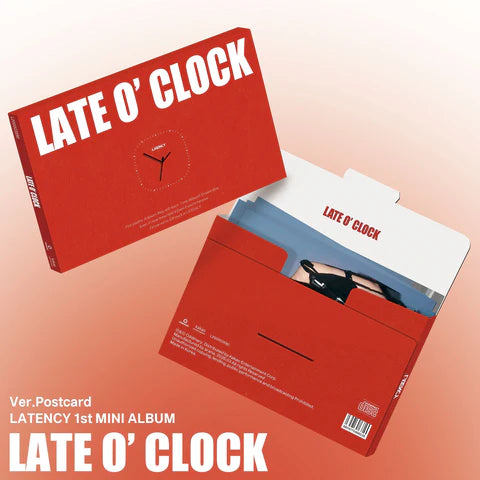 LATENCY - LATE O'CLOCK 1ST MINI ÁLBUM [VER. TARJETA POSTAL]