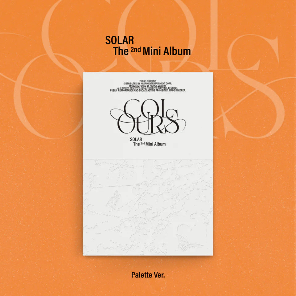 SOLAR (MAMAMOO) - COLOURS [PALETTE VER.] 2ND MINI ALBUM