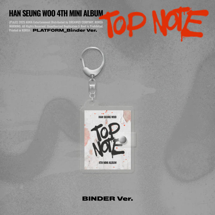 HAN SEUNG WOO - TOP NOTE 4TH MINI ALBUM [PLATFORM BINDER VER.]