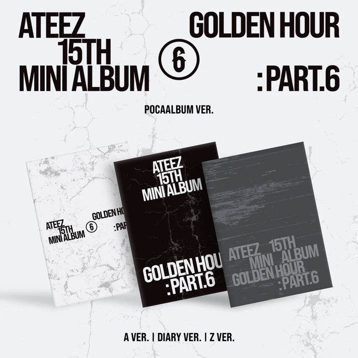 (PRE-ORDER) ATEEZ - GOLDEN HOUR: PART.6 15TH MINI ALBUM [POCAALBUM VER.]