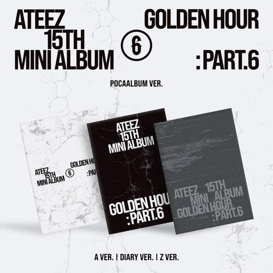 (PRE-ORDER) ATEEZ - GOLDEN HOUR: PART.6 15TH MINI ALBUM [POCAALBUM VER.]