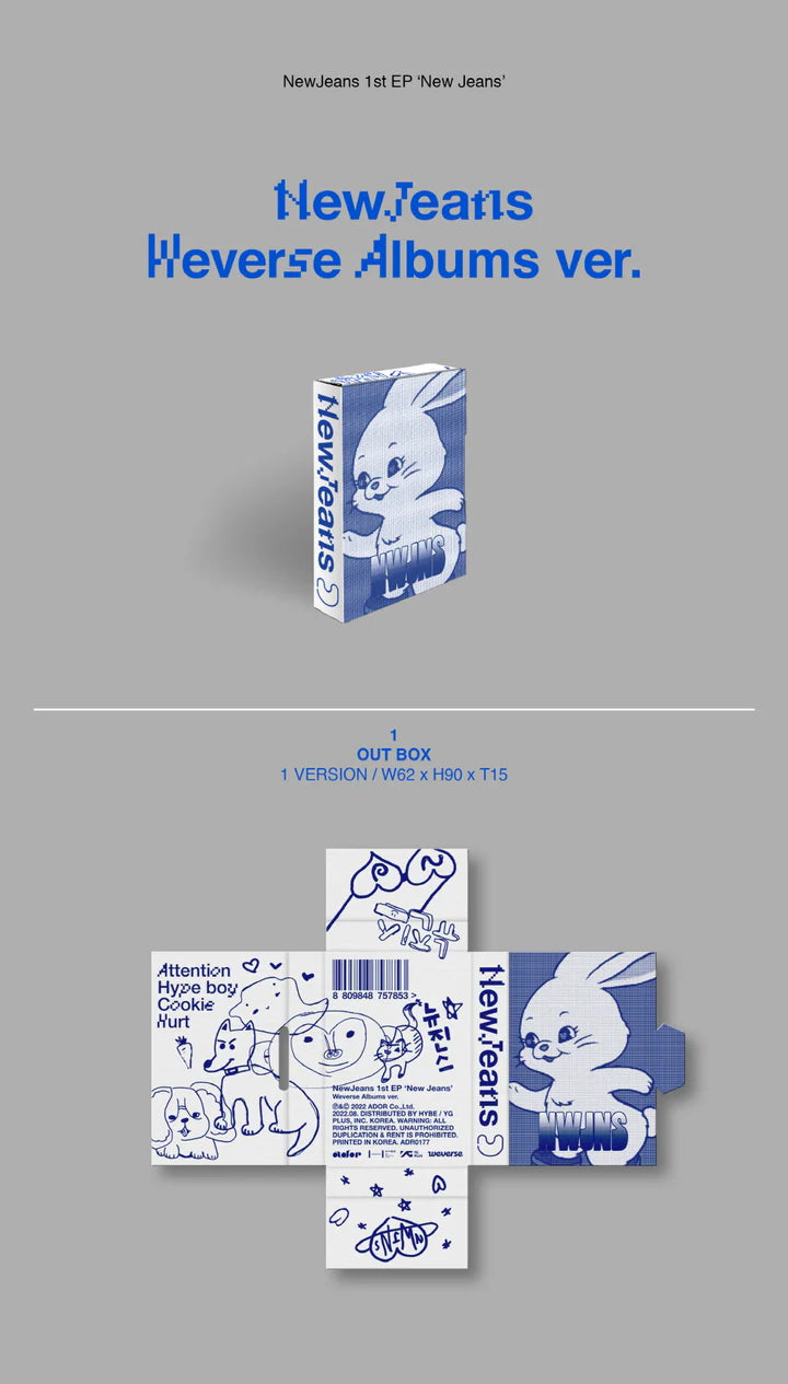 NEWJEANS - SOBRENATURAL [WEVERSE ALBUMS VER.] ESTÁNDAR