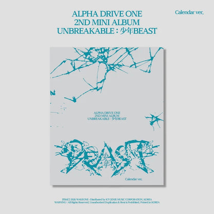 ALPHA DRIVE ONE - UNBREAKABLE: 少年BEAST 2ND MINI ALBUM [CALENDAR VER.]