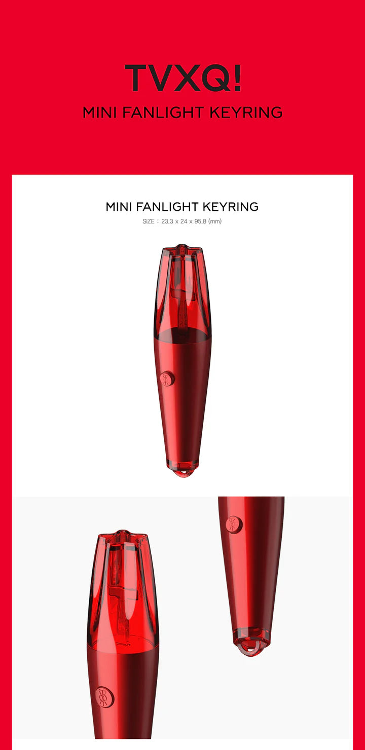 TVXQ - MINI FANLIGHT KEYRING