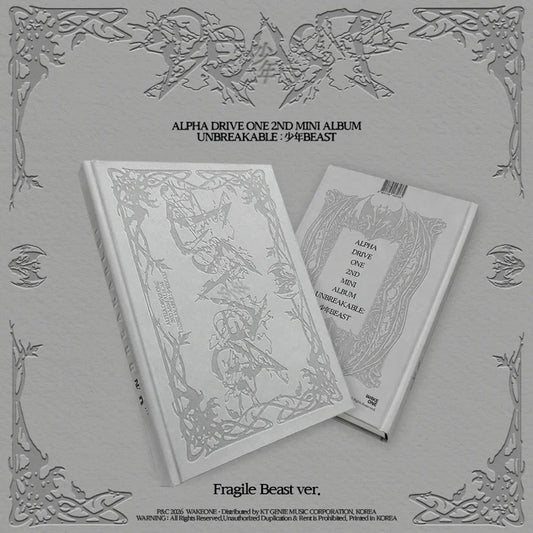 ALPHA DRIVE ONE - UNBREAKABLE: 少年BEAST 2ND MINI ALBUM [FRAGILE BEAST VER.]
