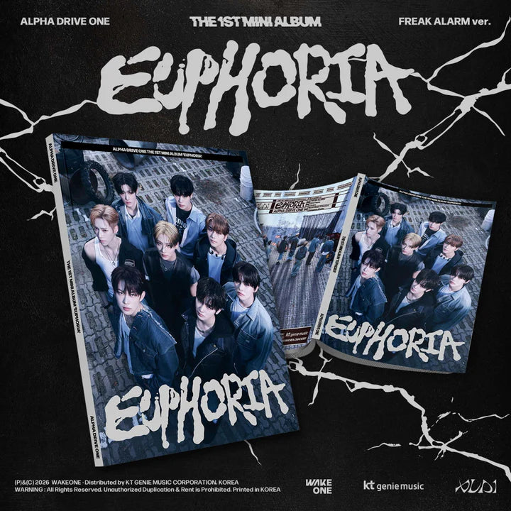 ALPHA DRIVE ONE - EUPHORIA 1ST MINI ALBUM [FREAK ALARM VER.]