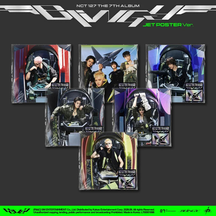 NCT127 - BLINGY 7TH ALBUM [JET POSTER VER.]