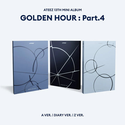 (PRE-ORDER) ATEEZ - GOLDEN HOUR : PART.4 13TH MINI ALBUM [STANDARD VER.]