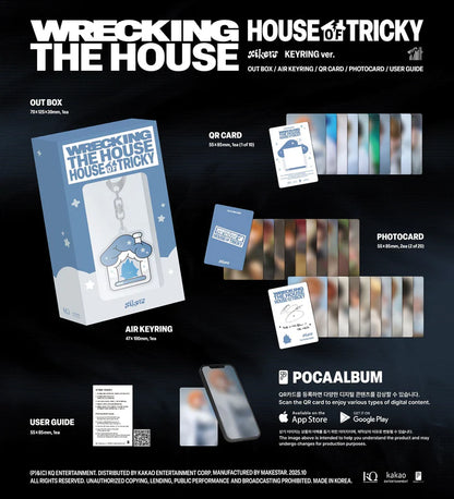XIKERS - HOUSE OF TRICKY: WRECKING THE HOUSE 6TH MINI ALBUM [POCAALBUM KEYRING VER.]