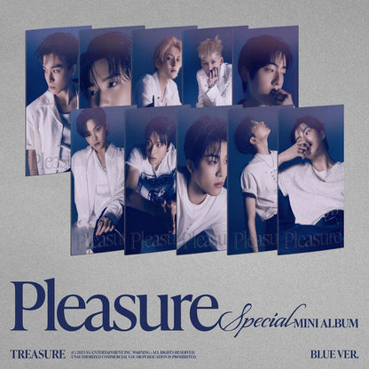 TREASURE - PLEASURE SPECIAL MINI ALBUM [BLUE VER.]