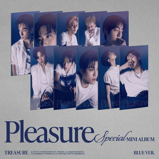 TREASURE - PLEASURE SPECIAL MINI ALBUM [BLUE VER.]