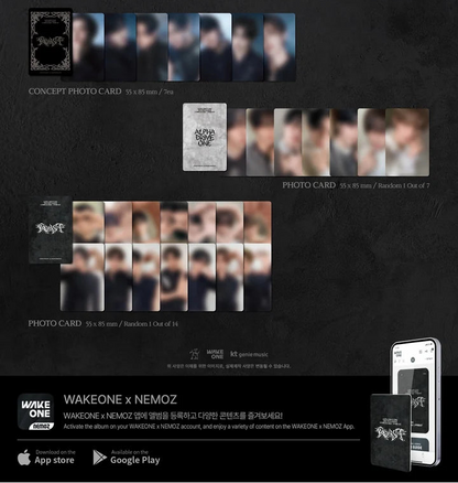 ALPHA DRIVE ONE - UNBREAKABLE: 少年BEAST 2ND MINI ALBUM [POSTCARD VER.]