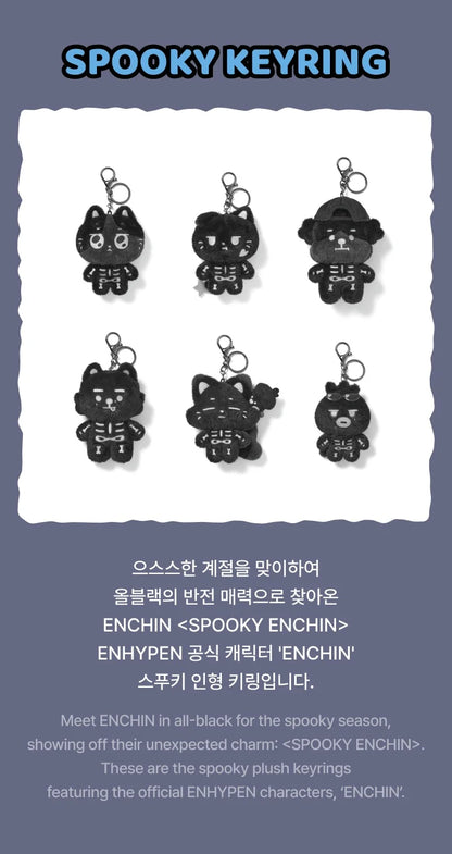 (PRE-ORDER) ENHYPEN - SPOOKY ENCHINO FFICIAL MD SPOOKY KEYRING
