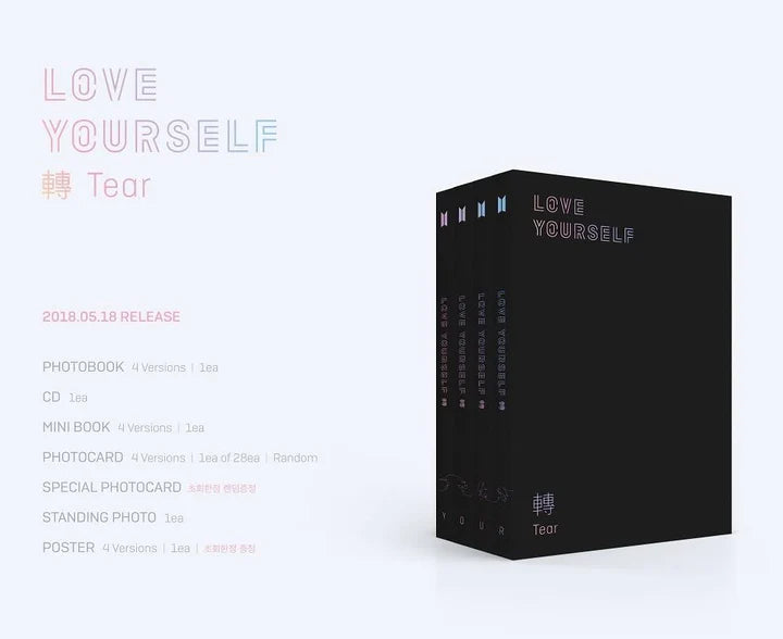 BTS - LOVE YOURSELF 轉 'TEAR' 3RD ALBUM