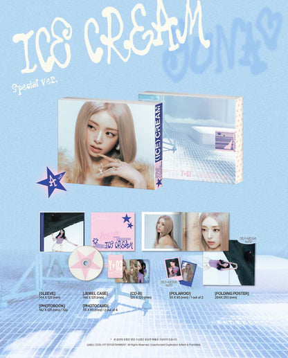 YUNA (ITZY) - ICE CREAM 1ST MINI ÁLBUM [VER. ESPECIAL]