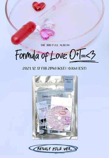 TWICE - FORMULA OF LOVE:O+T=<3 ALBUM [RESULT FILE VER.]